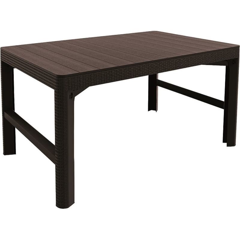 KETER Záhradný stôl ONLY rattan | hnedá