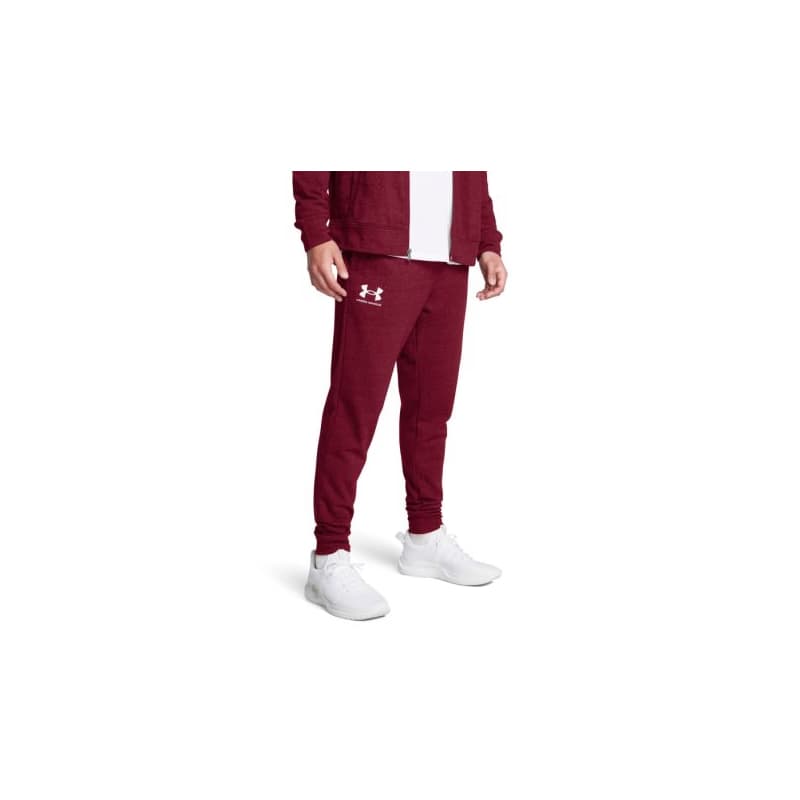 Pánske tepláky UNDER ARMOUR UA Rival Terry Jogger-RED 1
