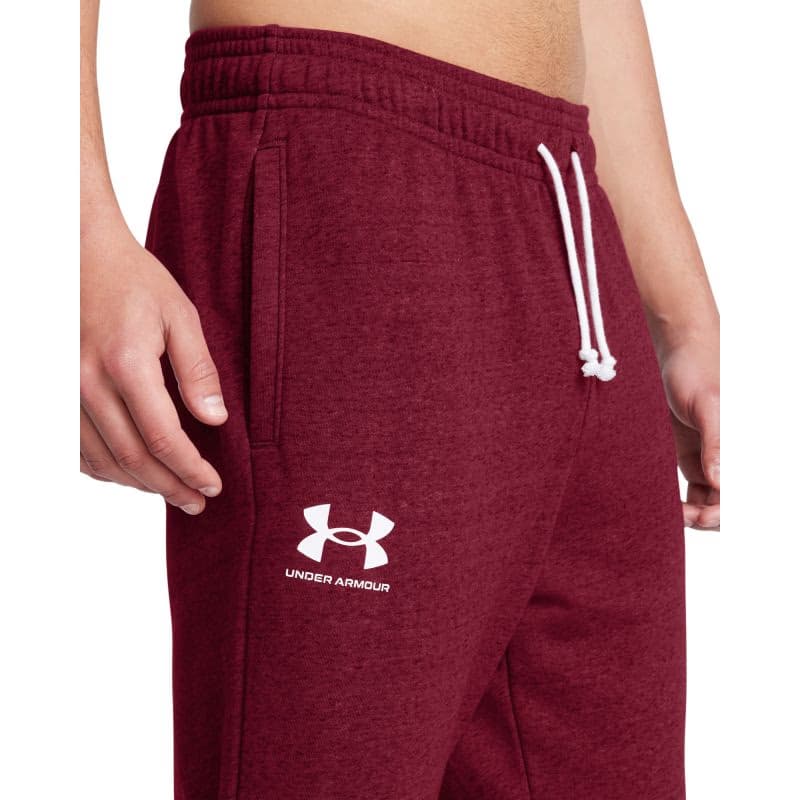 Pánske tepláky UNDER ARMOUR UA Rival Terry Jogger-RED 2
