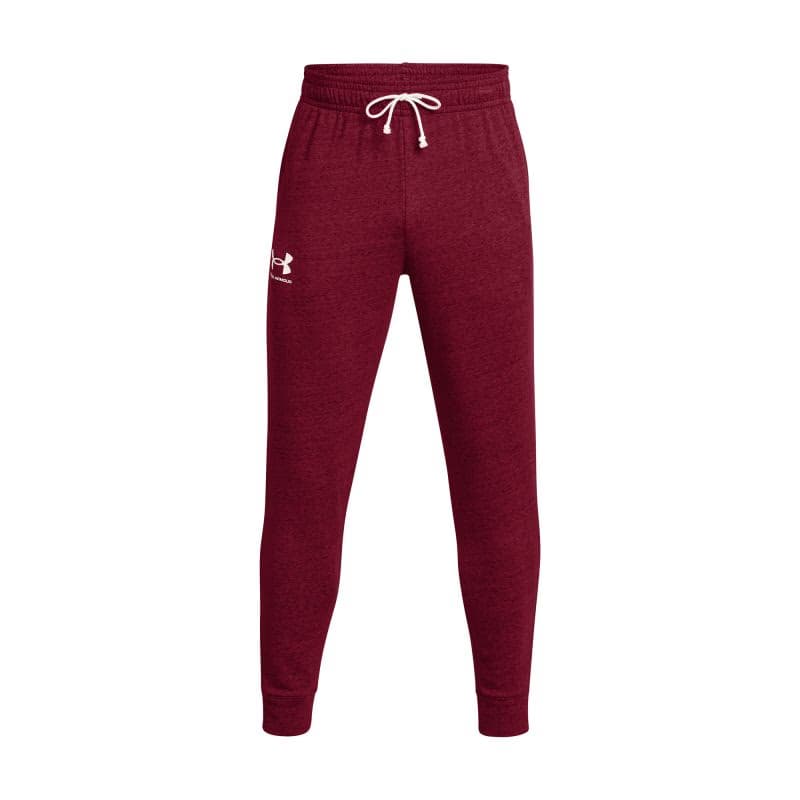 Pánske tepláky UNDER ARMOUR UA Rival Terry Jogger-RED 5