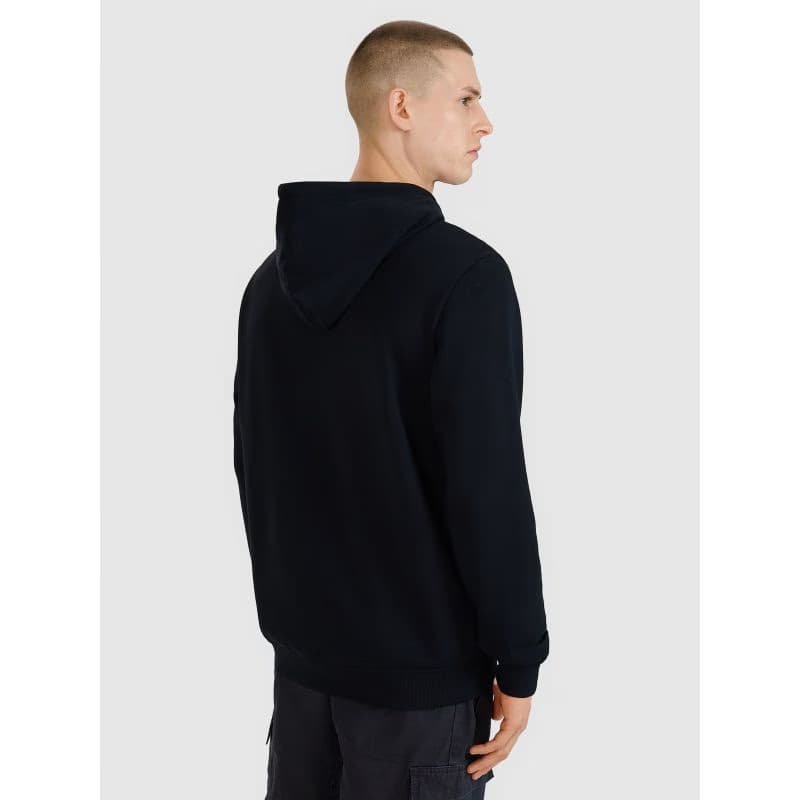 Pánska mikina s kapucňou 4F SWEATSHIRT M1585-20S-DEEP BLACK 3