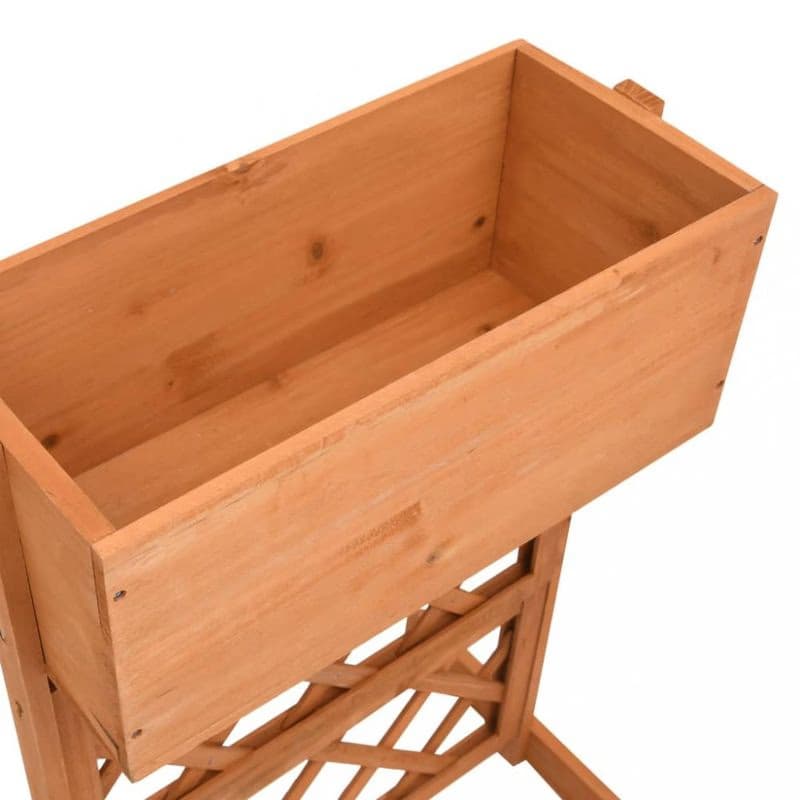Záhradný kvetináč s trelážou jedľové drevo Dekorhome 5