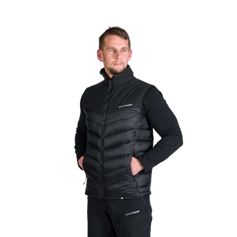 Pánska turistická vesta NORTHFINDER FILIPPO-270blackblack 2