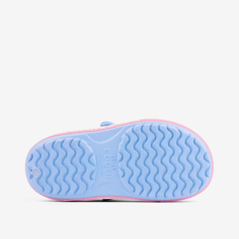 Dievčenské sandále COQUI Yogi + Amulet K light elemental blue fondant pink 5