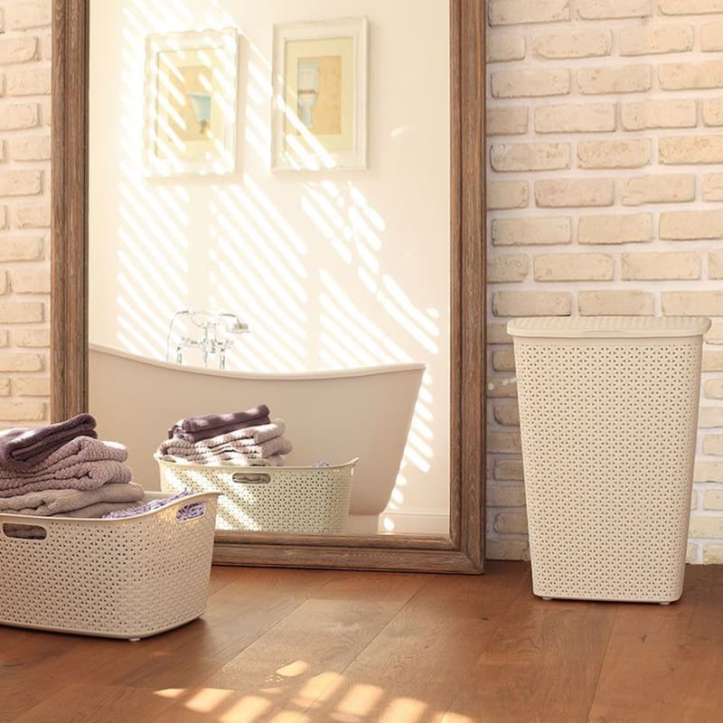 CURVER Kôš na špinavú bielizeň MY STYLE 55L | béžová 2