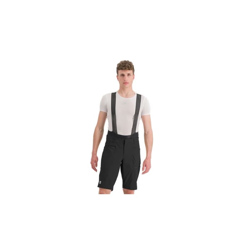 Pánske cyklistické nohavice SPORTFUL Giara overshort, black