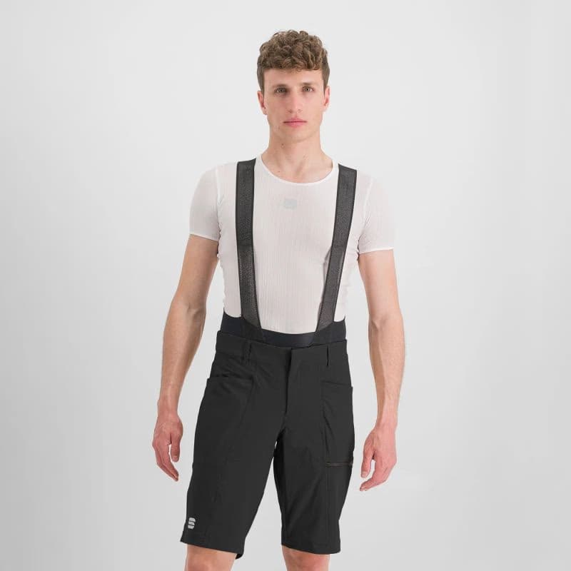 Pánske cyklistické nohavice SPORTFUL Giara overshort, black 2