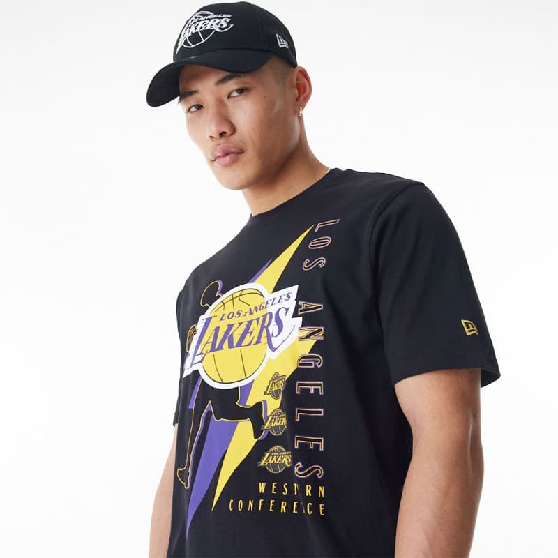 Tričko s krátkym rukávom NEW ERA NBA Player graphic table tee LOSLAK 4