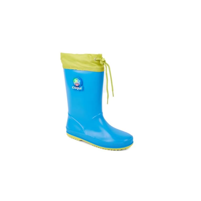 Chlapčenské gumáky COQUI Rainy Collar sea blue citrus flash