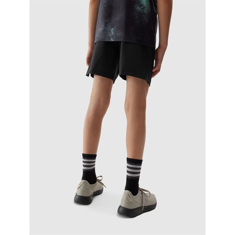 Chlapčenské tréningové kraťasy 4F JUNIOR SHORTS FNK-JWSS24TFSHM483-20S-DEEP BLACK 3