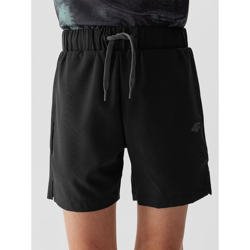 Chlapčenské tréningové kraťasy 4F JUNIOR SHORTS FNK-JWSS24TFSHM483-20S-DEEP BLACK 5
