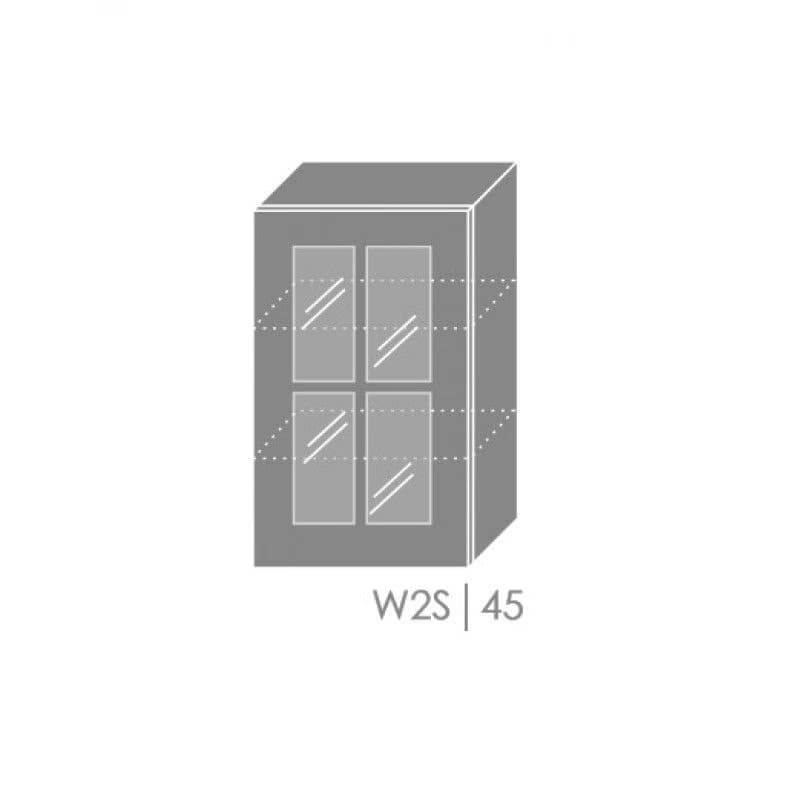 ArtExt Kuchynská skrinka horná, W2S/45 Forli Farba korpusu: Grey 3