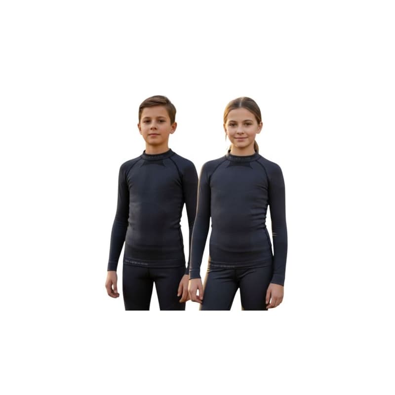 Juniorské termo tričko s dlhým rukávom BLIZZARD Essential long sleeve junior, anthracite 1