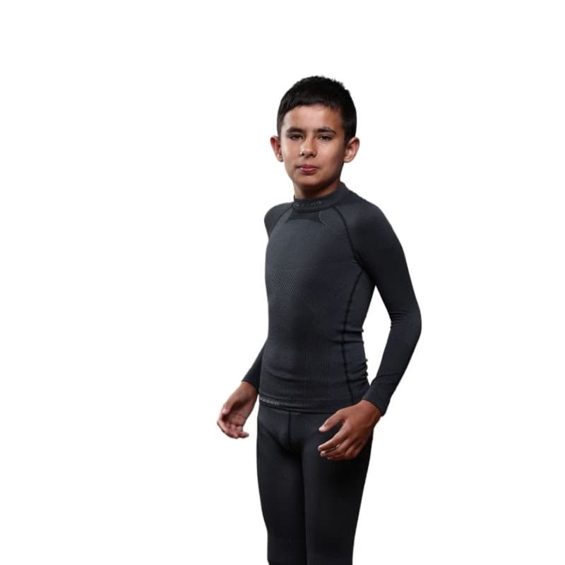 Juniorské termo tričko s dlhým rukávom BLIZZARD Essential long sleeve junior, anthracite 6