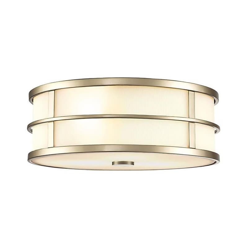 Elstead Feiss FE-FUSION-F-PNBR - Stropné svietidlo FUSION 3xE27/40W/230V priemer 34,3 cm zlaté FE-FUSION-F-PNBR