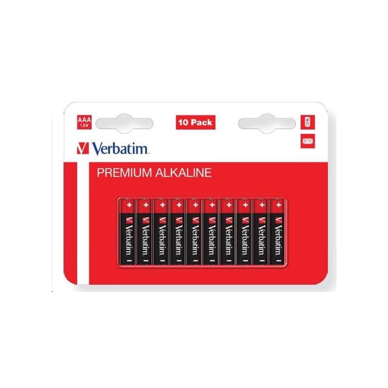 VERBATIM Alkalická Batéria AA 10 Pack / LR6 1