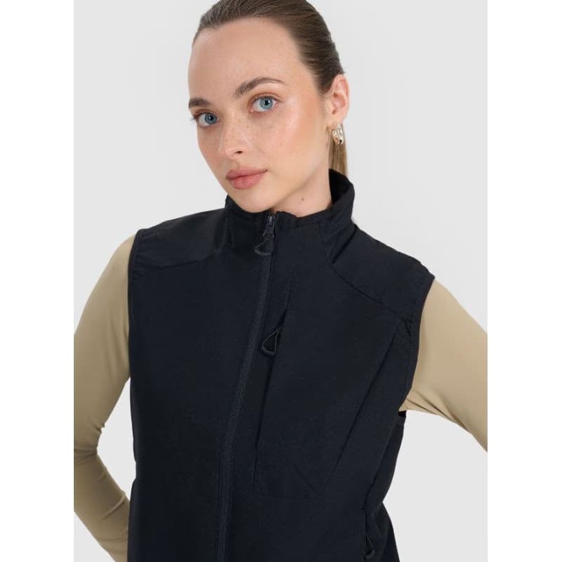 Dámska vesta 4F VEST JACKET-WSS25TVJAF188-20S-DEEP BLACK 2