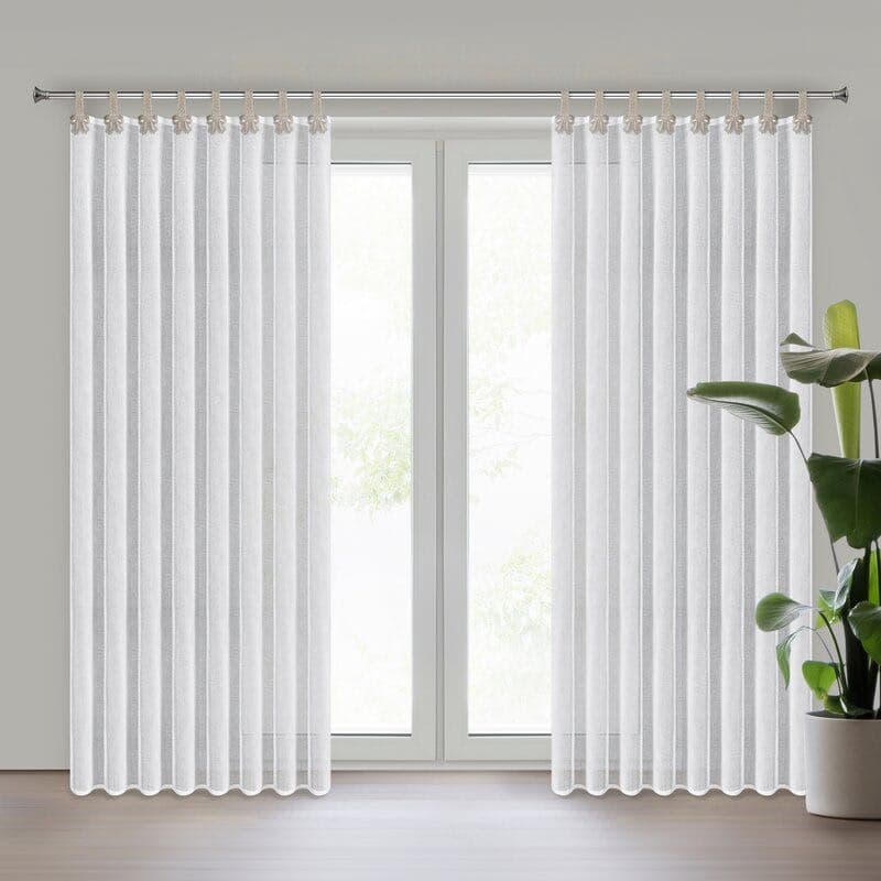 ArtFir Záclona MELISSA PU | biela 140 x 250 cm 1