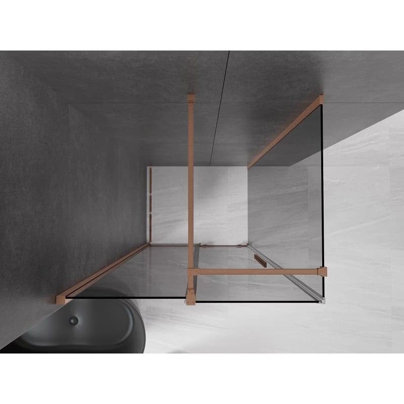 MEXEN/S - Velár sprchovací kút, posuvné dvere 100 x 80, grafit, meď kartáčovaná 871-100-080-41-65 3