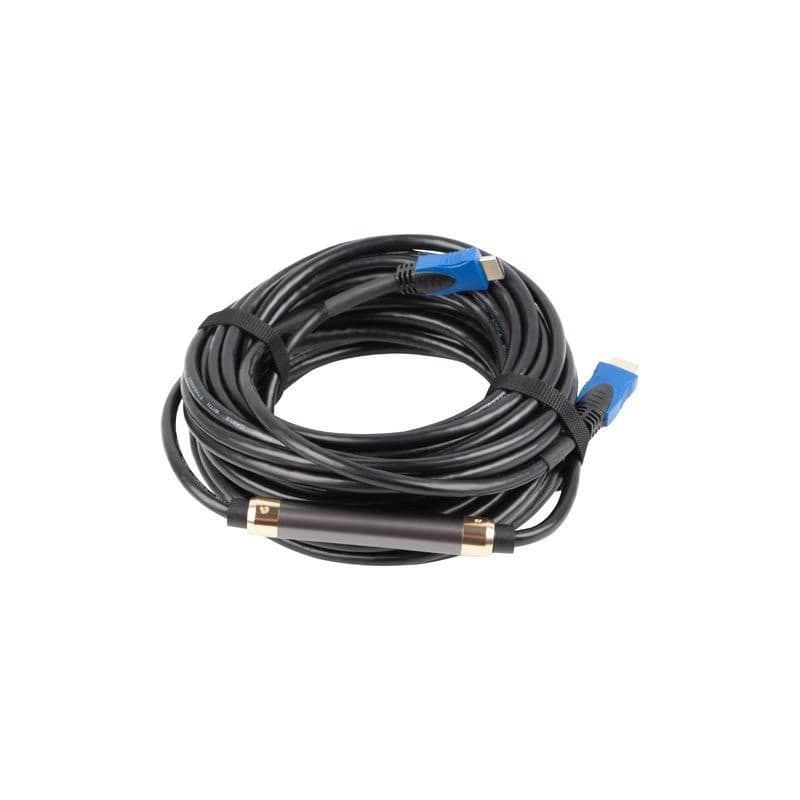 LANBERG HDMI M/M 2.0 kábel 15m 4K, CU, čierny 3