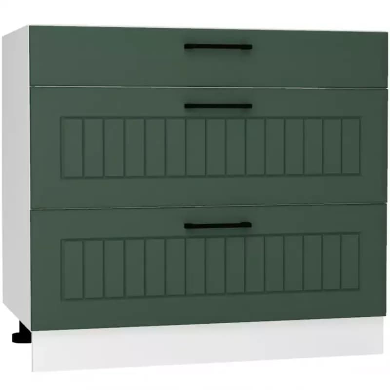 Skrinka do kuchyne Irma D90pc S/3 Zelená Mat 1