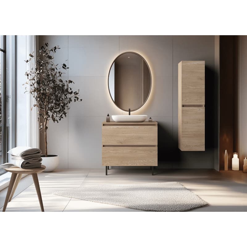Elvisia Doska pod umývadlo SIMPLE light oak Doska pod umývadlo: 60 cm 3