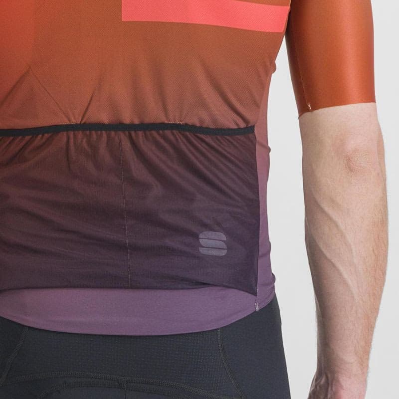 Pánsky cyklistický dres s krátkym rukávom SPORTFUL Bomber jersey, cayenna red pompelmo 6