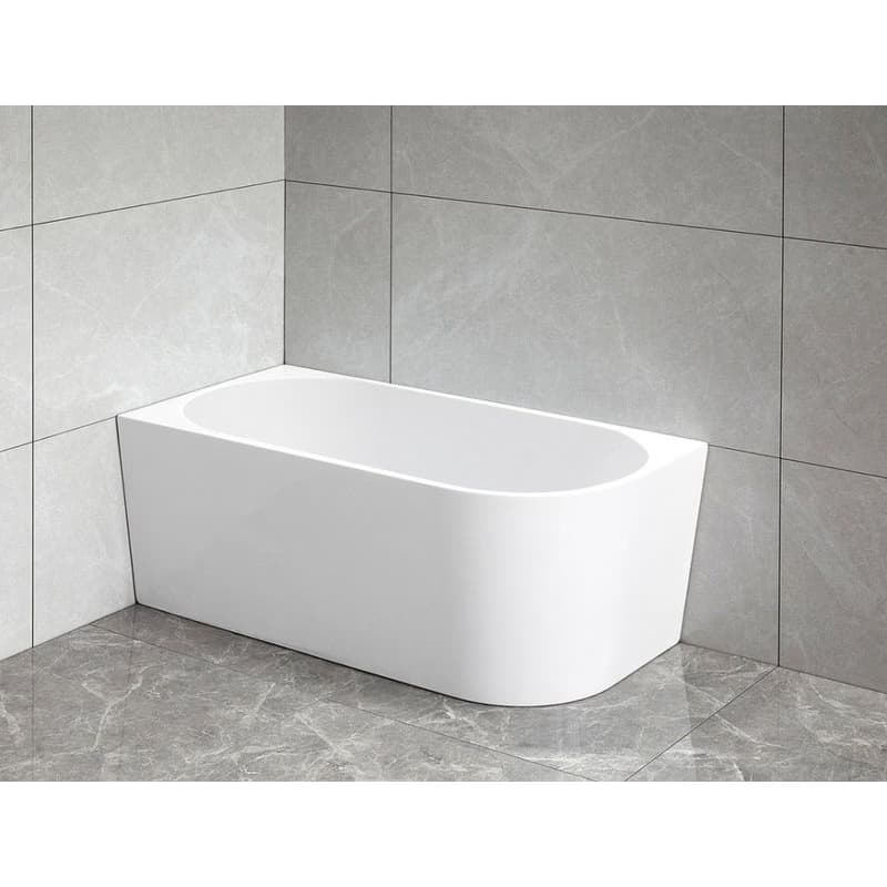 AQUALINE - TIBERA L rohová stojaca vaňa 140x70cm, biela E1066 3