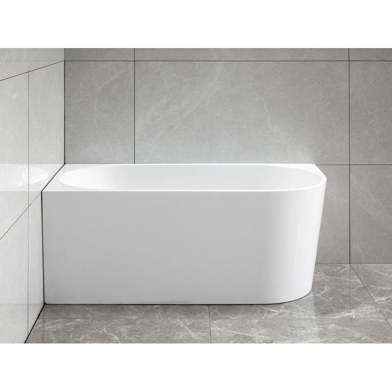 AQUALINE - TIBERA L rohová stojaca vaňa 140x70cm, biela E1066 4