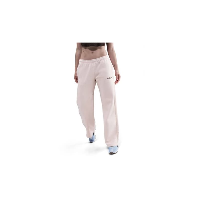 Dámske tepláky NIKE W NSW PHNX FLC STRGHT LEG PNT SILT RED