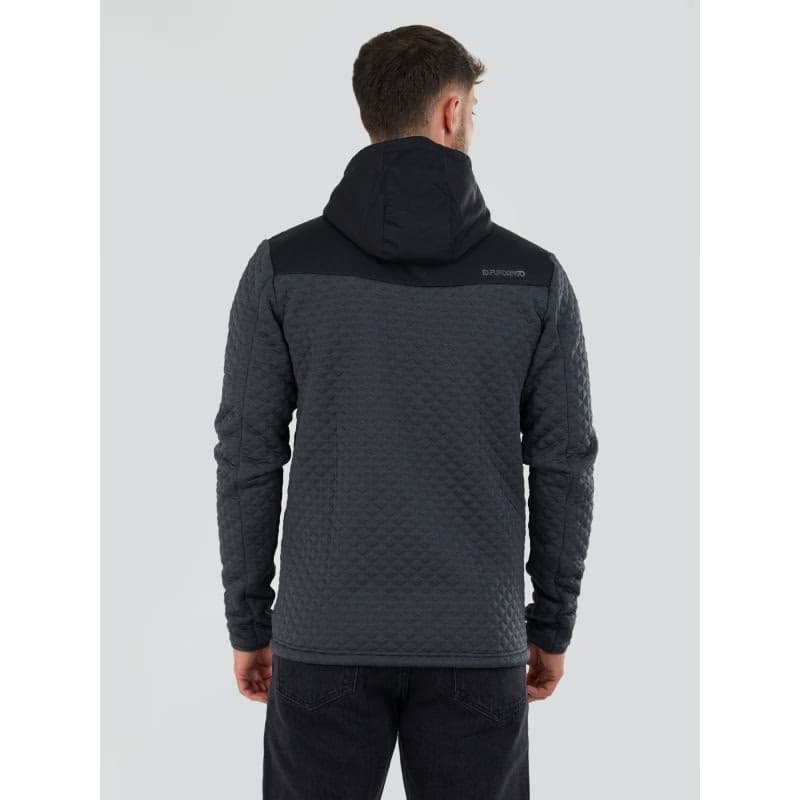 Pánska mikina so zipsom FUNDANGO Ashford Insulated Fleece Jacket-755-steel 3