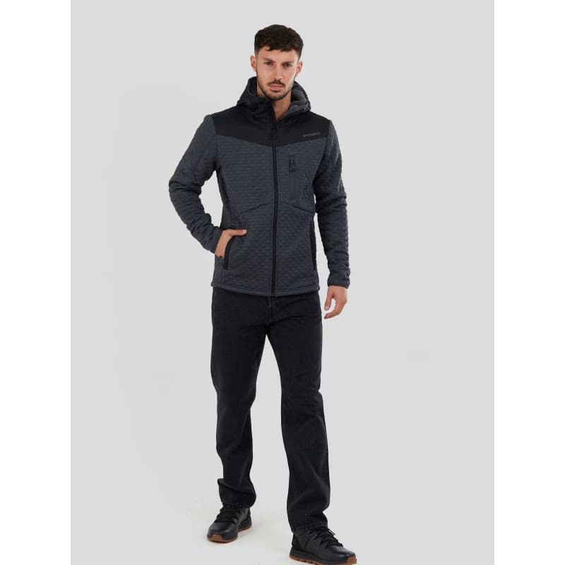 Pánska mikina so zipsom FUNDANGO Ashford Insulated Fleece Jacket-755-steel 4