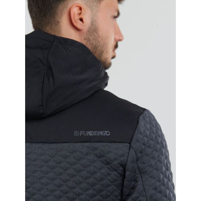 Pánska mikina so zipsom FUNDANGO Ashford Insulated Fleece Jacket-755-steel 6