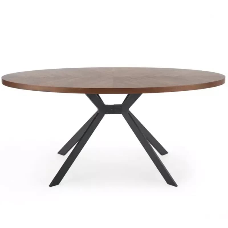 Stôl Locarno 170 Mdf/Oceľ – Orechowy/Čierna 1