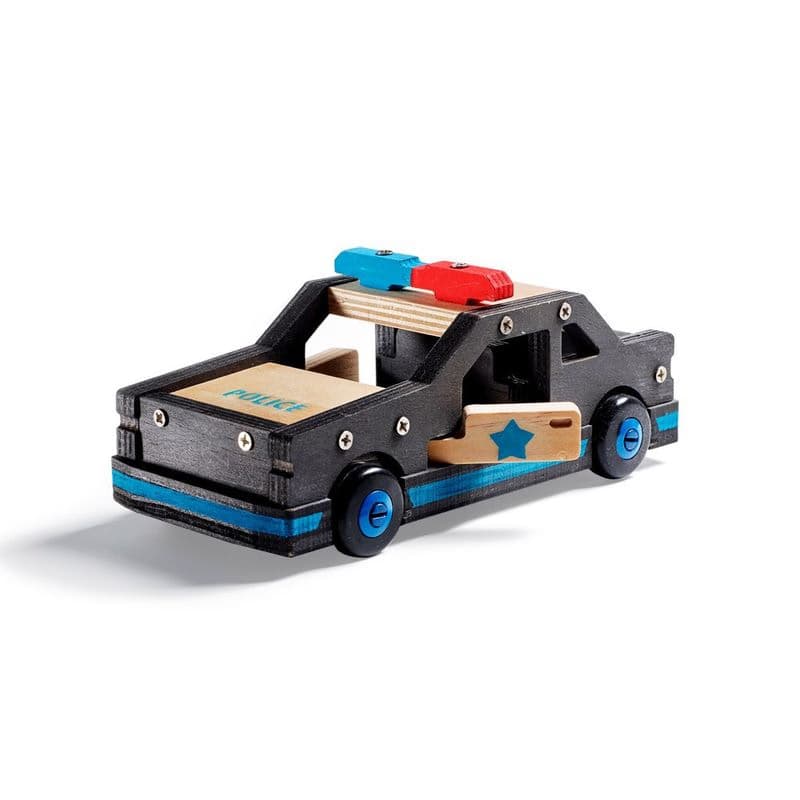 Stanley Jr. OK096-SY Stavebnice, policajné auto, drevo