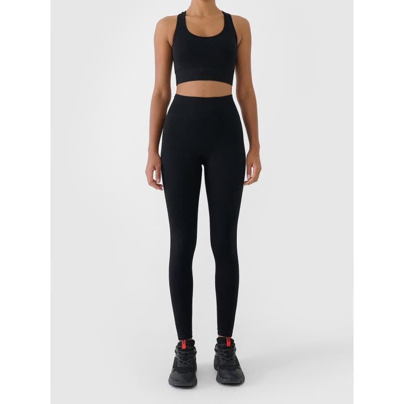 Dámske legíny 4F TIGHTS FNK F420-20S-DEEP BLACK 4