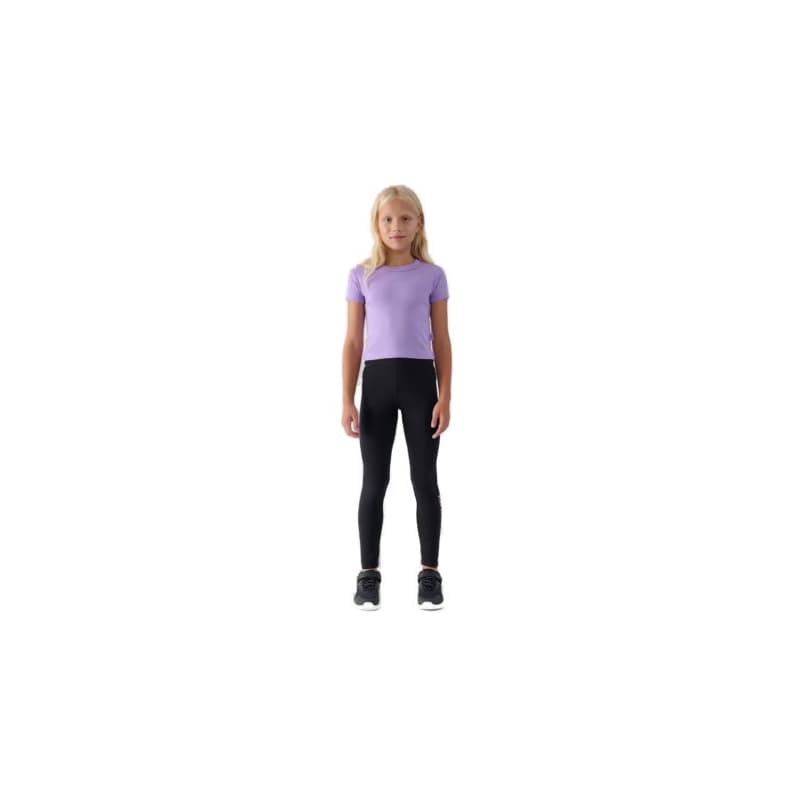Dievčenské legíny 4F JUNIOR TIGHTS-JWAW24TTIGF172-21S-BLACK 1