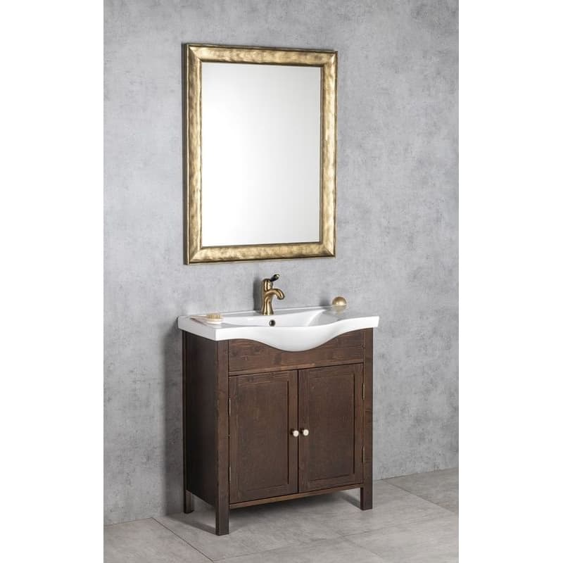 AQUALINE - ZARA 80 keramické umývadlo nábytkové 79,5x46cm, biela 10080 6