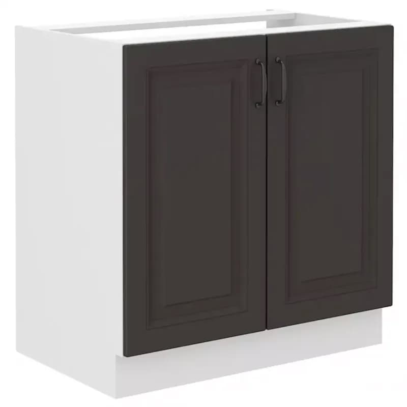 Kuchynská skrinka STILO grafit mat/biely 80zl 2f bb 1