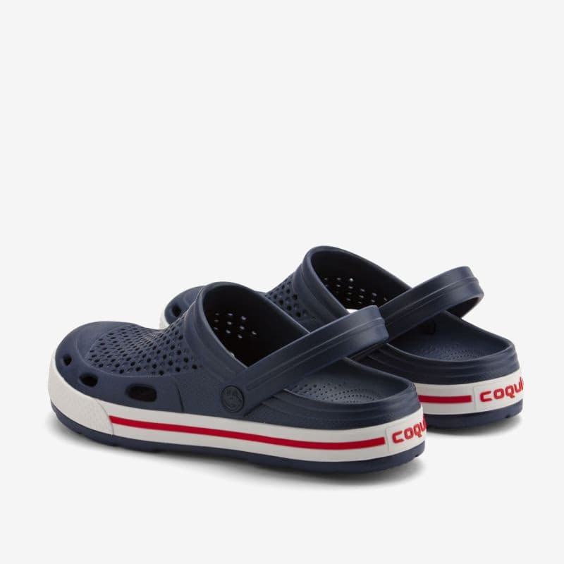 Pánske kroksy (rekreačná obuv) COQUI Lindo M navy white 3