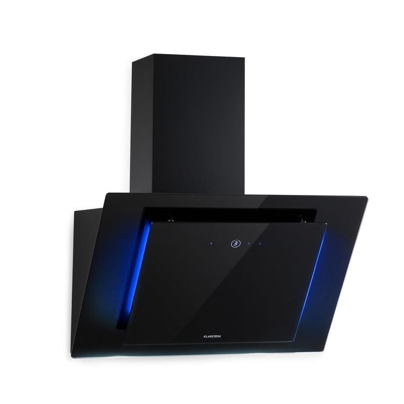 Klarstein Eleonora 60, digestor, 60 cm, nastenný, 426 m³/h, dotykový panel, LED, A++, čierny