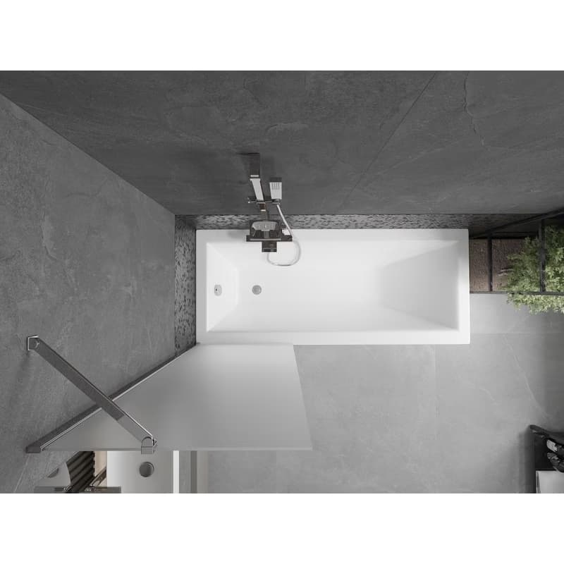 MEXEN/S - Next vaňová zástena FIX 60 x 150, dekor, chróm 895-060-000-00-30-01 4