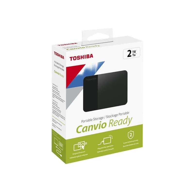 TOSHIBA HDD CANVIO READY (NEW) 2TB, 2, 5", USB 3.2 Gen 1, čierna / black 5