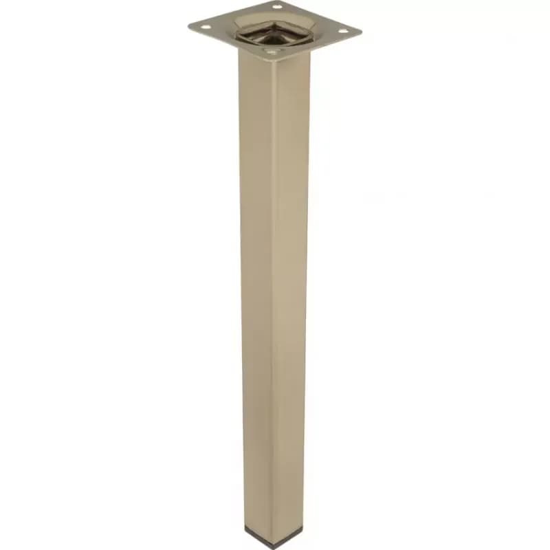 Štvorcová nábytková noha 30 cm inox
