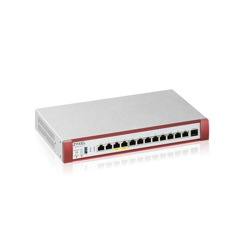 ZYXEL USG Flex 500H,4*2.5Gig.,8*1G,USB,PoE,1YR sec 1