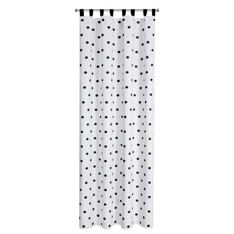 ArtFir Záves BUSA PU | biela/čierna 140 x 270 cm 3