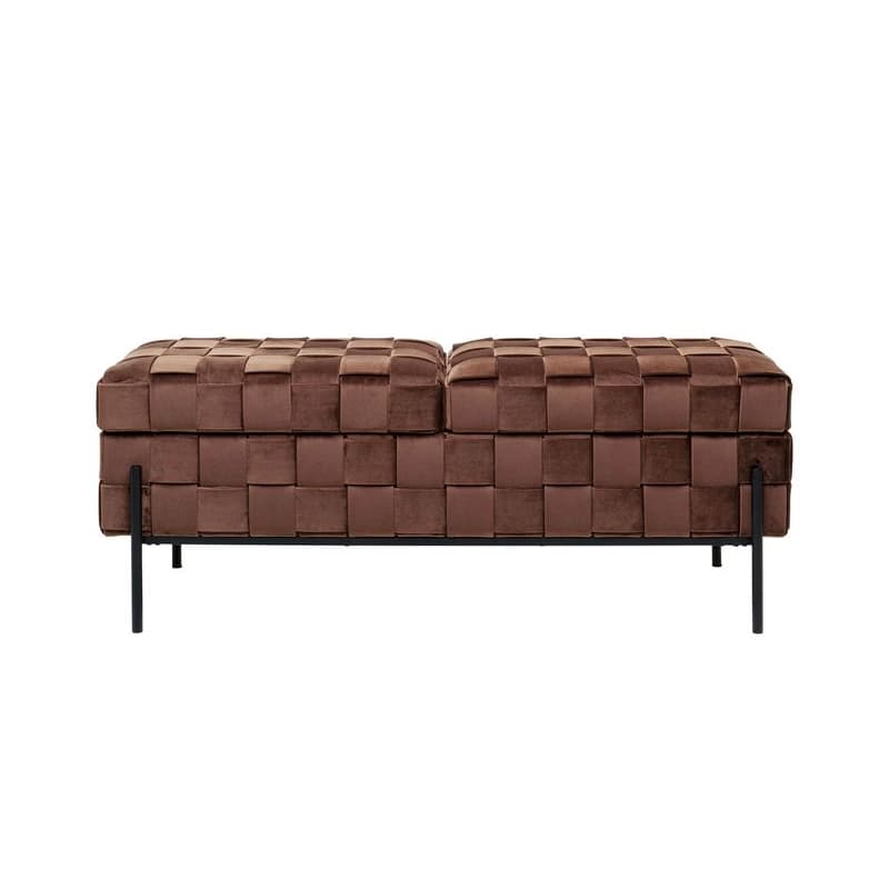 Weave Mocca lavička s úložným priestorom 121 cm 1