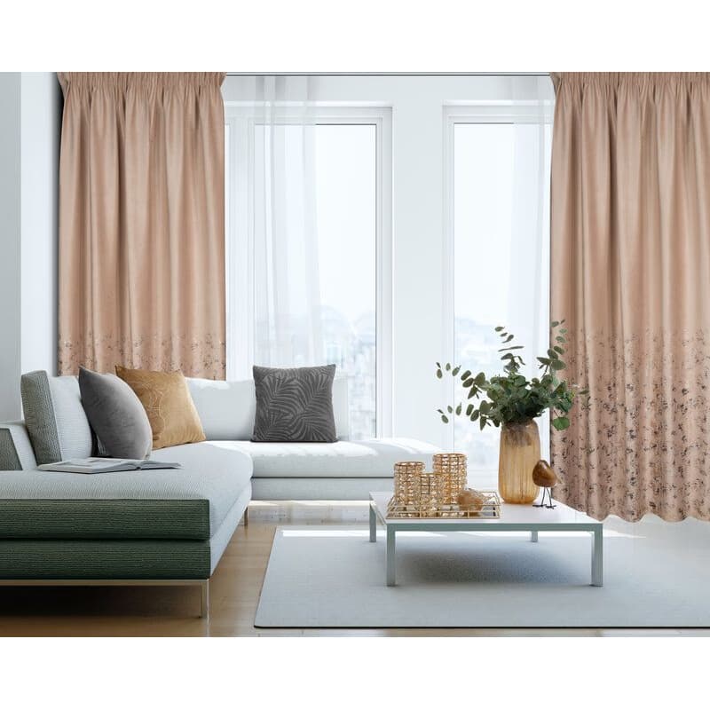 ArtFir Záves MARIELA P | béžová/šampaň 140 x 270 cm 2