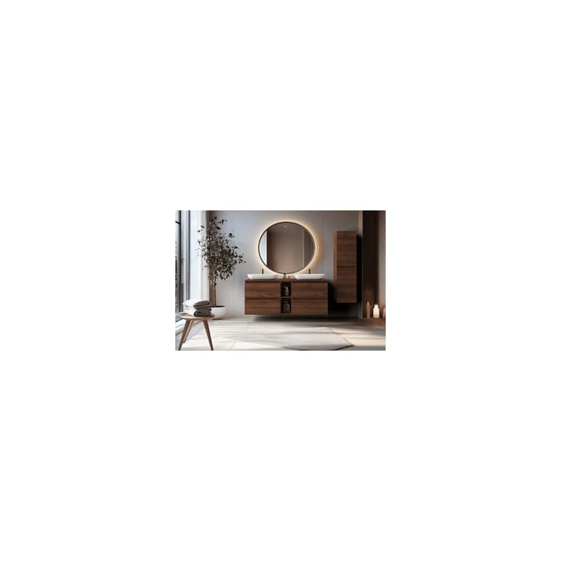 Elvisia Regál do kúpeľne SIMPLE 20 | oak walnut 4