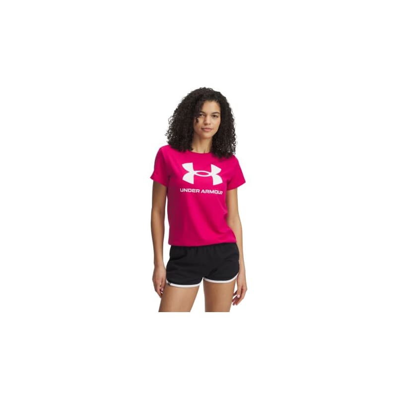 Dámske tričko s krátkym rukávom UNDER ARMOUR UA Rival Logo SS-PPL 1